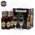 Бира Bernard Lager Светла 12 Специална SWING - 4 бутилки х 500ml 5% с 2 чаши